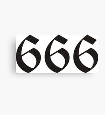 666 Canvas Print