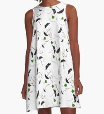 Something strange from the East winds A-Line Dress