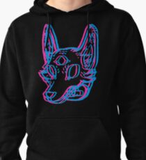 3D Space Coyote Pullover Hoodie