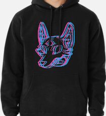 3D-Weltraumkojote Hoodie