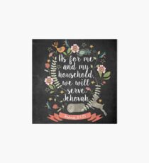Joshua 24:15 Art Board