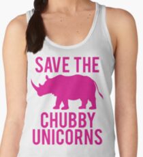 SAVE THE CHUBBY UNICORNS Women's Tank Top