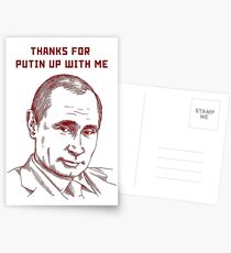 Putin thanks Postcards