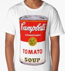 andy warhol campbell's soup can phone case Long T-Shirt