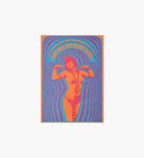 The Miller Blues Band Psychedelic Poster Art Board