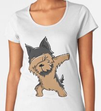 Dabbing Yorkshire Terrier Funny Yorkie Women's Premium T-Shirt