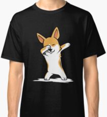 Dabbing Corgi Funny Classic T-Shirt