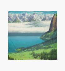 STUDIO GHIBLI MOUNTAIN LANDSCAPE Scarf