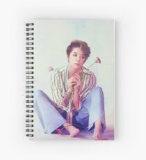 F(X) / 4 WALLS / AMBER V2 / WATERCOLOR Spiral Notebook