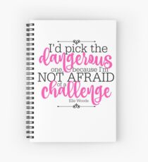 Not Afraid of a Challenge Spiral Notebook