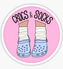 Crocs and Socks Sticker