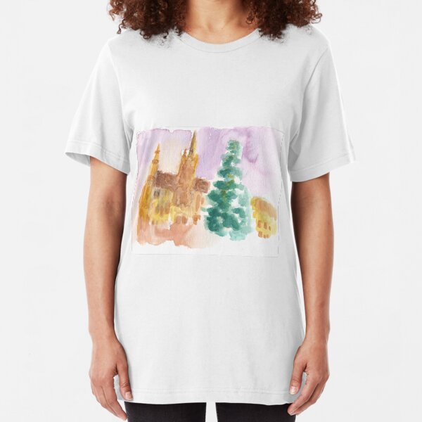 Grand Place at Christmas Slim Fit T-Shirt