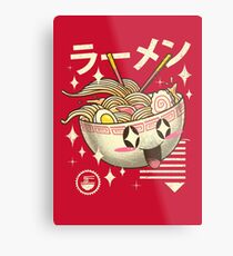 Kawaii Ramen Metal Print