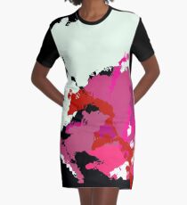 Ink Graphic T-Shirt Dress