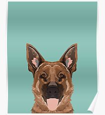 Skylar - German Shepherd gifts for dog people dog lover gifts german shepherd owners perfect gifts Poster