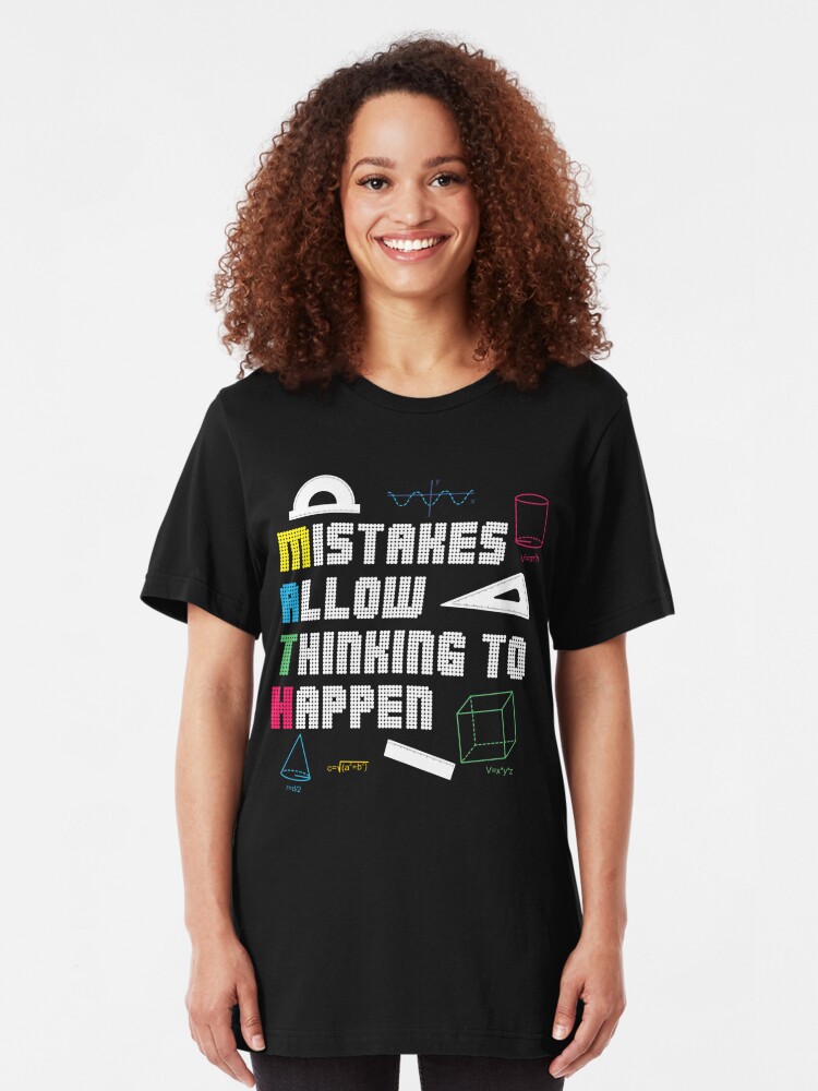 maths themed t shirts