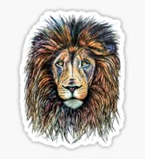 Rainbow Lion Sticker