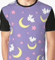 Camiseta gráfica Conejo de la luna