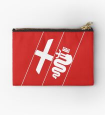Alfa Romeo stripe (white) Studio Pouch
