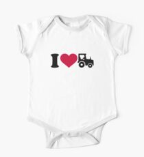 I love Tractor One Piece - Short Sleeve