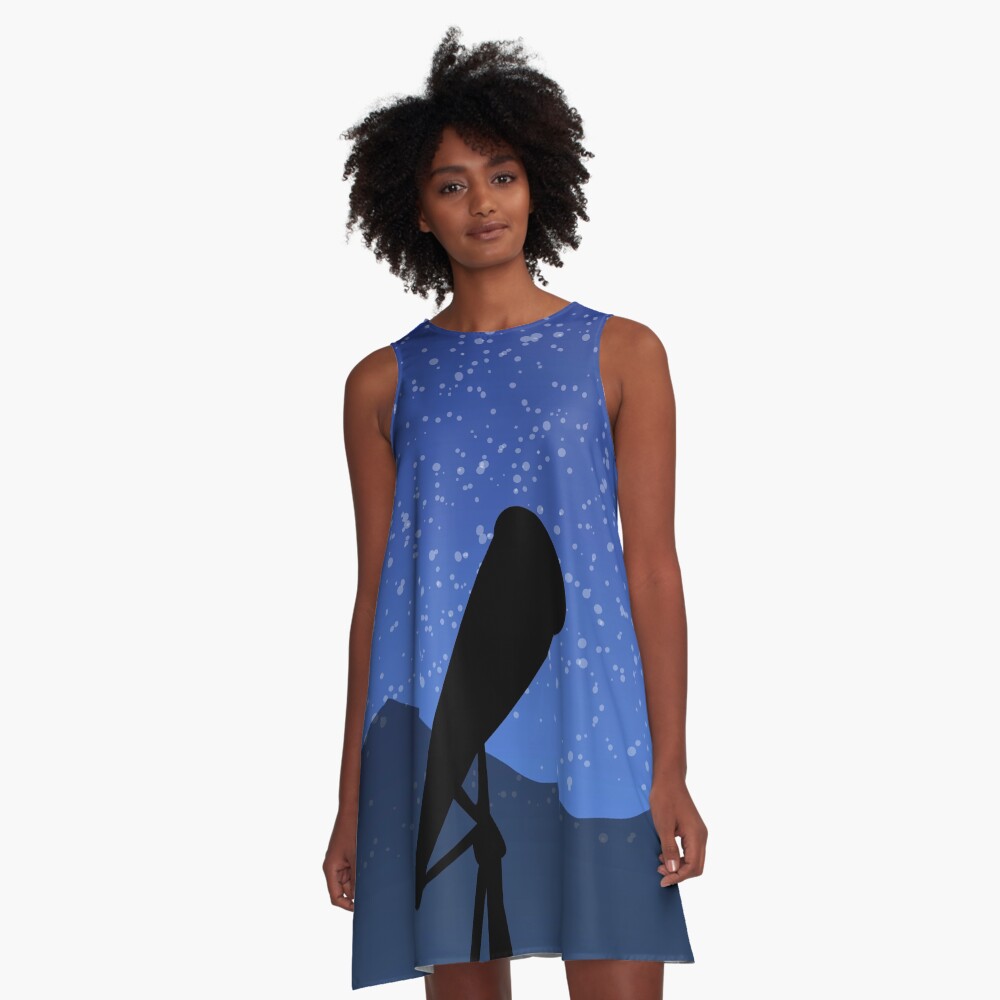 Astronomical A-Line Dress