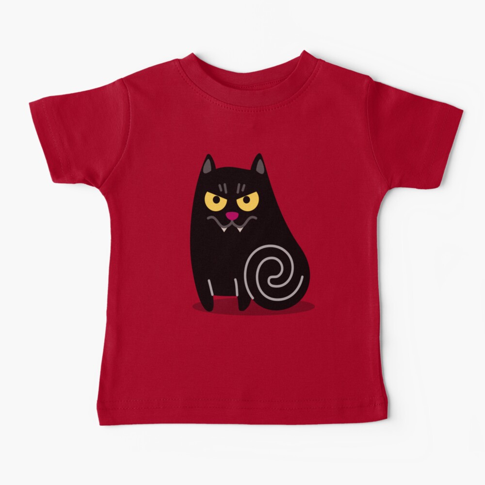 Cute Halloween Vampire Cat for Babies and Kids! Baby T-Shirt