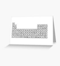 KPOP PERIODIC TABLE Greeting Card