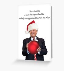 Trump Christmas: The biggest baubles Greeting Card