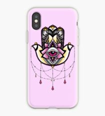Pink Hamsa iPhone Case