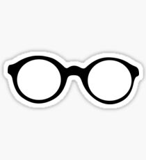 Pegatina Gafas redondas
