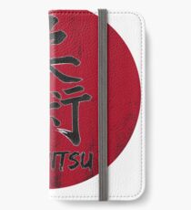 Jiu Jitsu - Japanese Kanji, BJJ MMA iPhone Wallet/Case/Skin