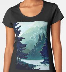 Canadian Mountain Women's Premium T-Shirt