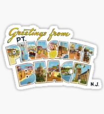 Greetings from Point Pleasant Beach, New Jersey Sticker