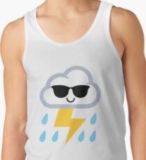 Thunderstorm Emoji Men's Tank Top