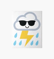 Thunderstorm Emoji Art Board