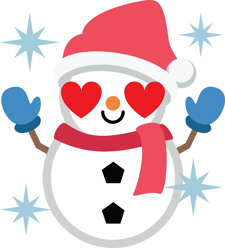 Bonhomme De Neige  Emoji  Stickers Redbubble