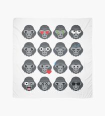 Gorilla Emoji Tuch
