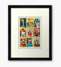 tarot major arcana cards Framed Print