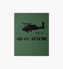 AH64 Apache helicopter Art Board