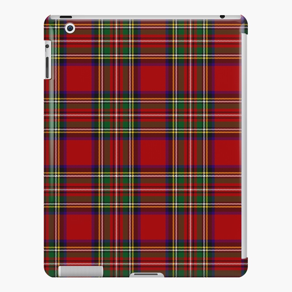 Red Tartan, Stewart Clan iPad Case & Skin