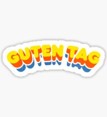 Guten Tag | Retro Curve Sticker