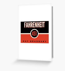 Fahrenheit 451 Greeting Card