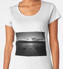 Jetty at Lake Annecy.....France Women's Premium T-Shirt
