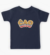 Ćao | Retro Curve Kids T-Shirt