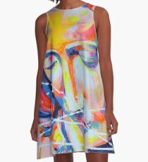 La Pieta inspirée de Michel-Ange Artpainting A-Line Dress