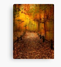 Autumn Silkscreen Canvas Print