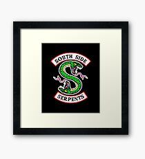 southside serpents riverdale Framed Print