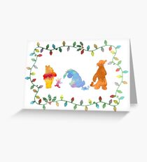 Christmas Friends Inspired Silhouette Greeting Card