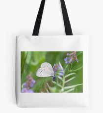 Silvery Blue Tote Bag