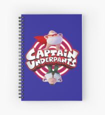 Captain Underpants Dual Identity Spiral Notebook